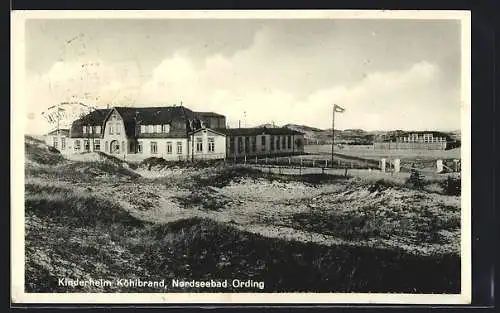 AK Ording / Nordsee, Kinderheim Köhlbrand