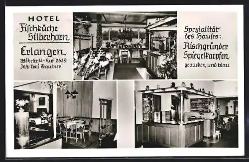 AK Erlangen, Hotel Fischküche Silberhorn