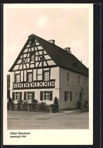 AK Neuendettelsau, Löhe`s Pfarrhaus, renoviert 1954