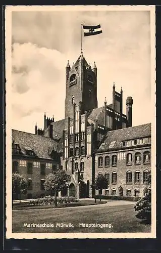 AK Flensburg, Haupteingang der Marineschule Mürwik