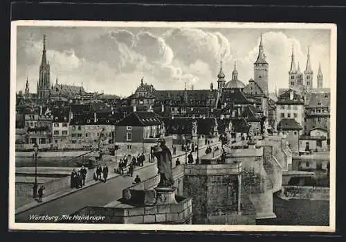 AK Würzburg, Alte Mainbrücke