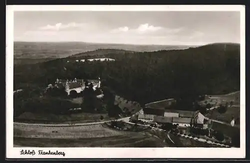 AK Weigenheim, Schloss Frankenberg mit Umgebung aus der Vogelschau