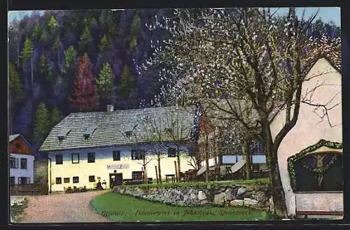 AK Johnsbach, Gasthaus Donnerwirt, Gesäuse