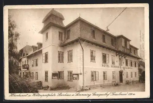 AK Steinhaus am Semmering, Gasthof-Hotel Gesslbauer