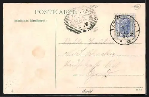 AK Leoben, Passanten in der Franz-Josef-Strasse