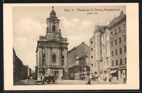 AK Wien, Matzleinsdorf, Pfarrkirche St. Florian