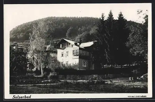 AK Kleinzell, Salzerbad, Haus mit Garten