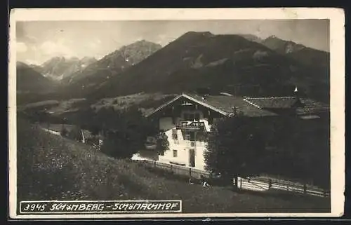 AK Schönberg /Stubaital, Schömachhof