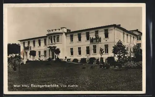 AK Wien, Baumgartnerhöhe, Villa Austria