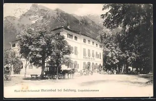 AK Salzburg, Leopoldskronmoos, Moor-Bade-Heilanstalt Marienbad
