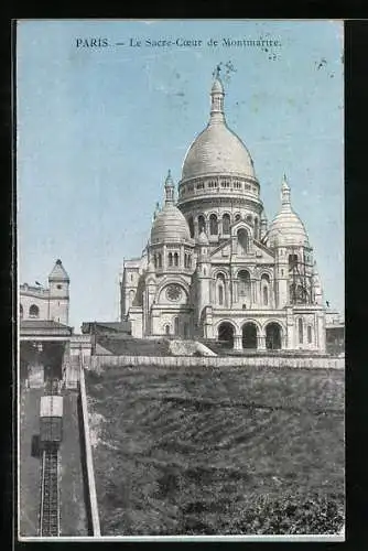 AK Paris, Le Sacré-Coeur de Montmartre