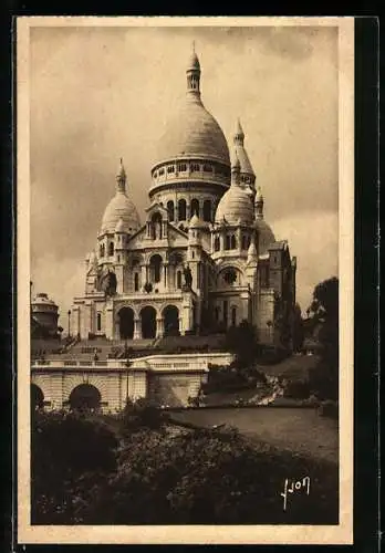 AK Paris, Basilique du Sacré-Coeur de Montmartre