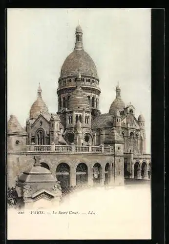 AK Paris, Le Sacré-Coeur de Montmartre