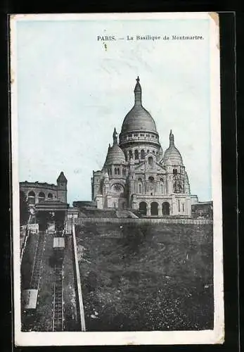 AK Paris, Sacré-Coeur de Montmartre, La Basilique