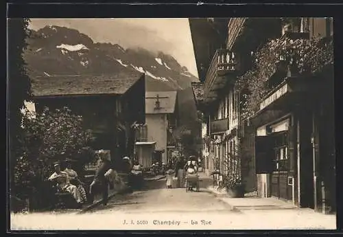 AK Champéry, La Rue