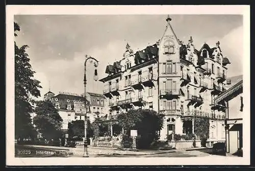 AK Interlaken, Hotel Brüning und Europe Hotel