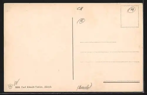 AK Zürich, Strassenpartie an der Kantonsschule