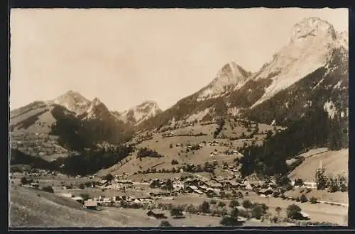 AK Boltigen i. S., Panoramablick von der Bergwiese aus