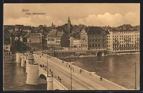 AK Basel, Neue Rheinbrücke