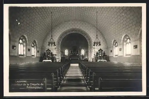 AK Lausanne, Intérieur de la Chapelle du Rédempteur