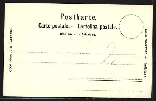 AK Luzern, Friedhofhallen auf dem Hof