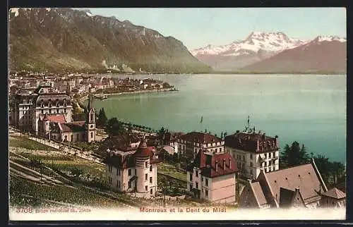 AK Montreux, Panorama et la Dent du Midi