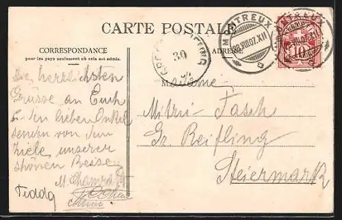 AK Montreux, Panorama et la Dent du Midi