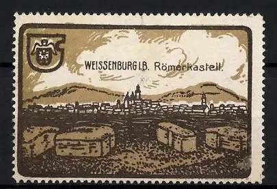 Reklamemarke Weissenburg i. B., Römerkastell