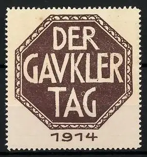 Reklamemarke München, Der Gaukler Tag 1914