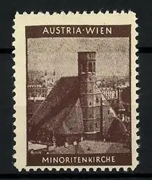 Reklamemarke Wien, Minoritenkirche