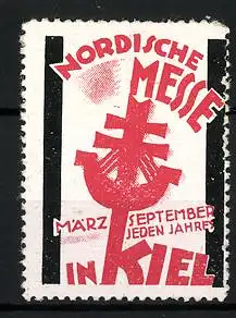 Reklamemarke Kiel, Nordische Messe, Messelogo