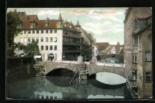 AK Nürnberg, Museumsbrücke