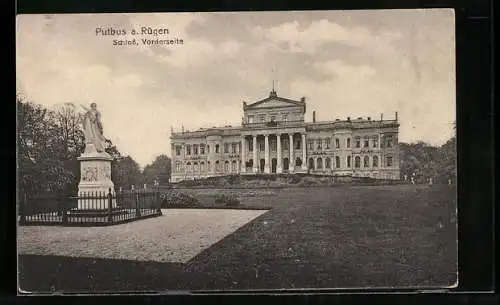 AK Putbus a. Rügen, Schloss, Vorderseite