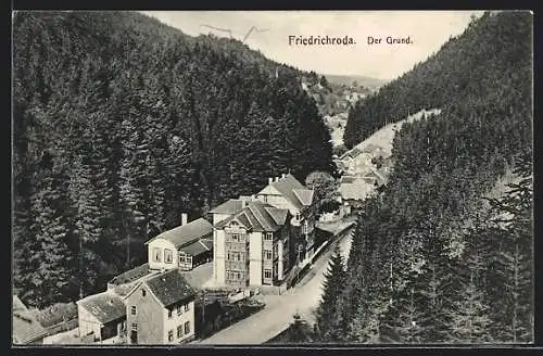 AK Friedrichroda, Blick in den Grund