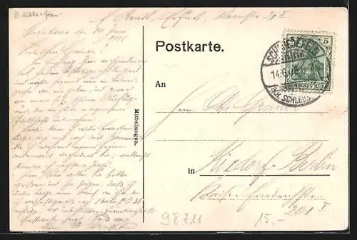 AK Vesser, Ansicht vom Gasthof Adlersberg-Stutenhaus