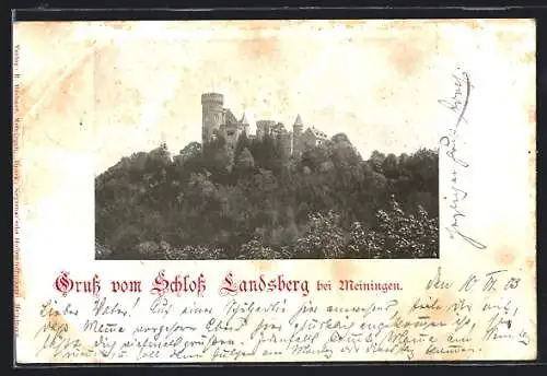 AK Meiningen, Schloss Landsberg