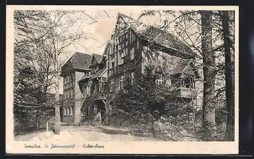 AK Berlin-Spandau, Ev. Johannesstift - Huber-Haus