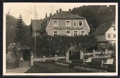 AK Oybin, Hotel-Bahnhof