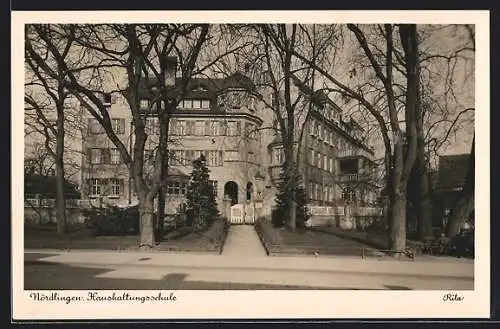 AK Nördlingen, Haushaltungsschule im Sonnenschein