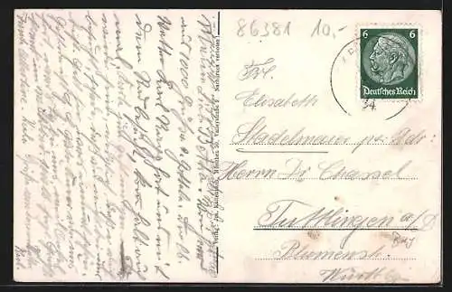 AK Krumbad, Ortsansicht von Südost