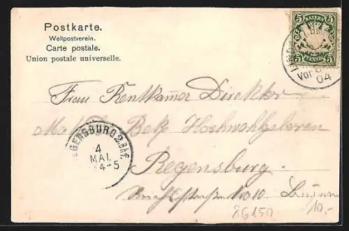 AK Augsburg, Vom Regiments-Exerzieren K. 4. Chevaulegers-Regiments, Überklettern eines ehemaligen Artillerie-Kugelfangs