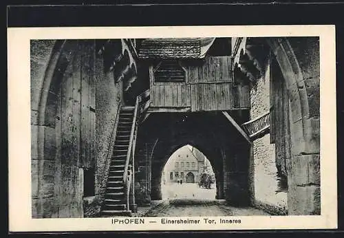 AK Iphofen, Einersheimer Tor, Inneres
