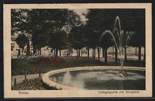 AK Rehau, Anlagepartie am Maxplatz