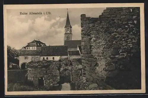 AK Altenstein i. Ufr., Ruine Altenstein