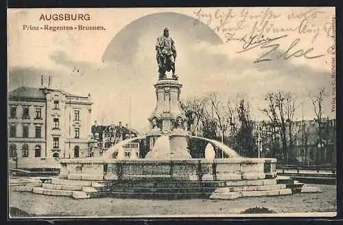 AK Augsburg, Prinz-Regenten-Brunnen