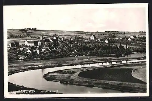 AK Dettelbach a. Main, Gesamtansicht mit Kirche