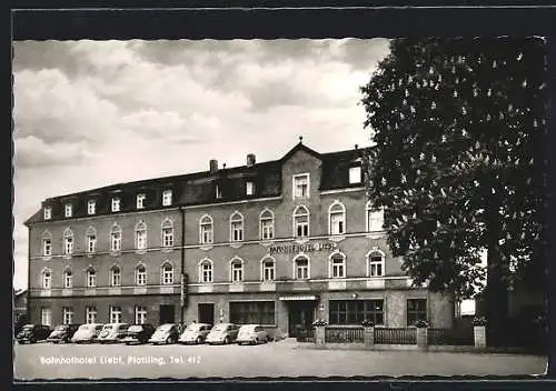 AK Plattling, Bahnhofhotel Liebl