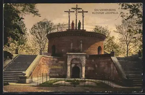 AK Lager Lechfeld, Calvarienberg, Kloster Lechfeld