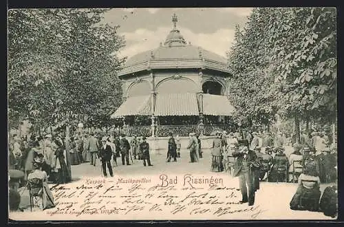 AK Bad Kissingen, Musikpavillon im Kurpark