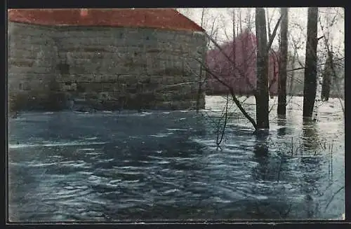 AK Nürnberg, Hochwasser-Katastrophe 1909, Kasemattentor